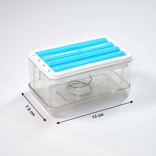 MAPPERZ Soap Dish with Drain Multifunctional Soap Dish Soap Cleaning Storage Foaming Box for Home Bathroom Kitchen Keep Soap Dry& Easy to Clean